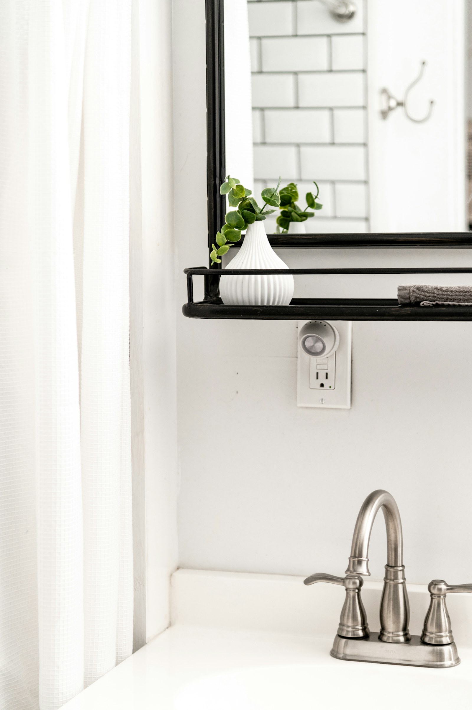 Bathroom sink and faucet